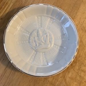 Vintage Belleek  Dish Collectors Society Red Mark/